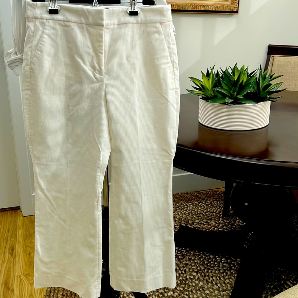 J CREW:  Hayden Kickout Crop Corduroy Pants